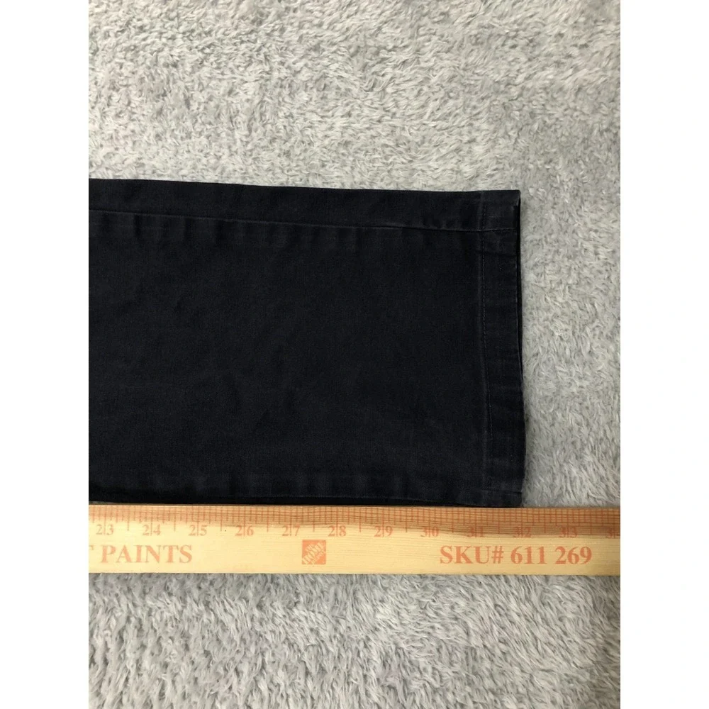 Banana Republic Pants Mens 34x32 (Tag 33x34) Black Aiden Chino Straight *Flaw